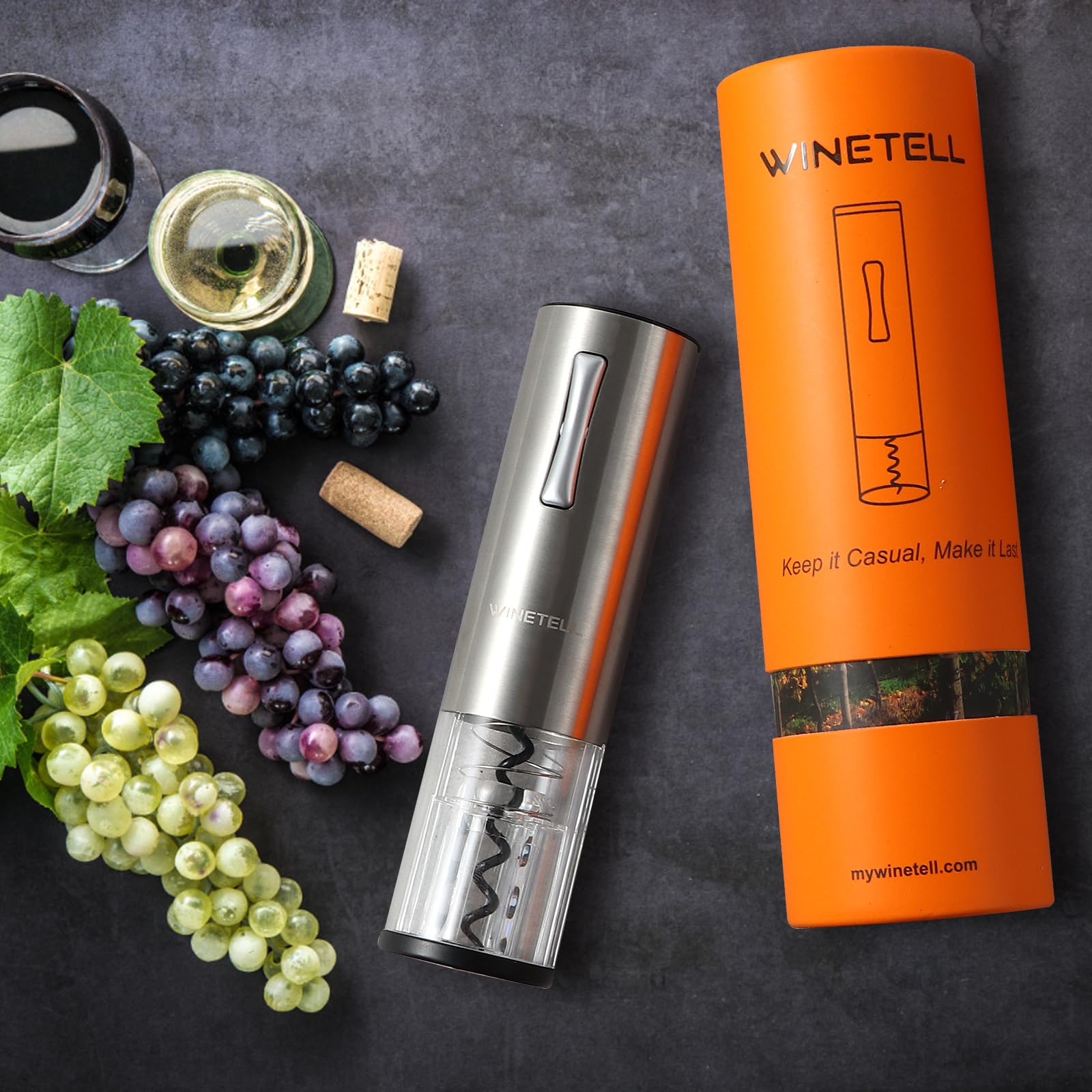 WINETELL carga USB-C del abridor eléctrico para uso continuo