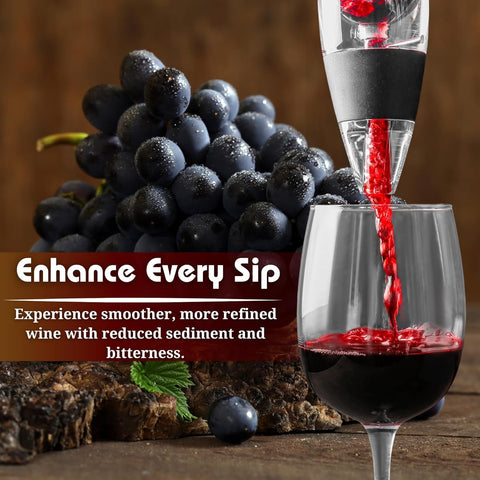 Winkpup purificador de vino: diseño compacto ideal para reuniones.