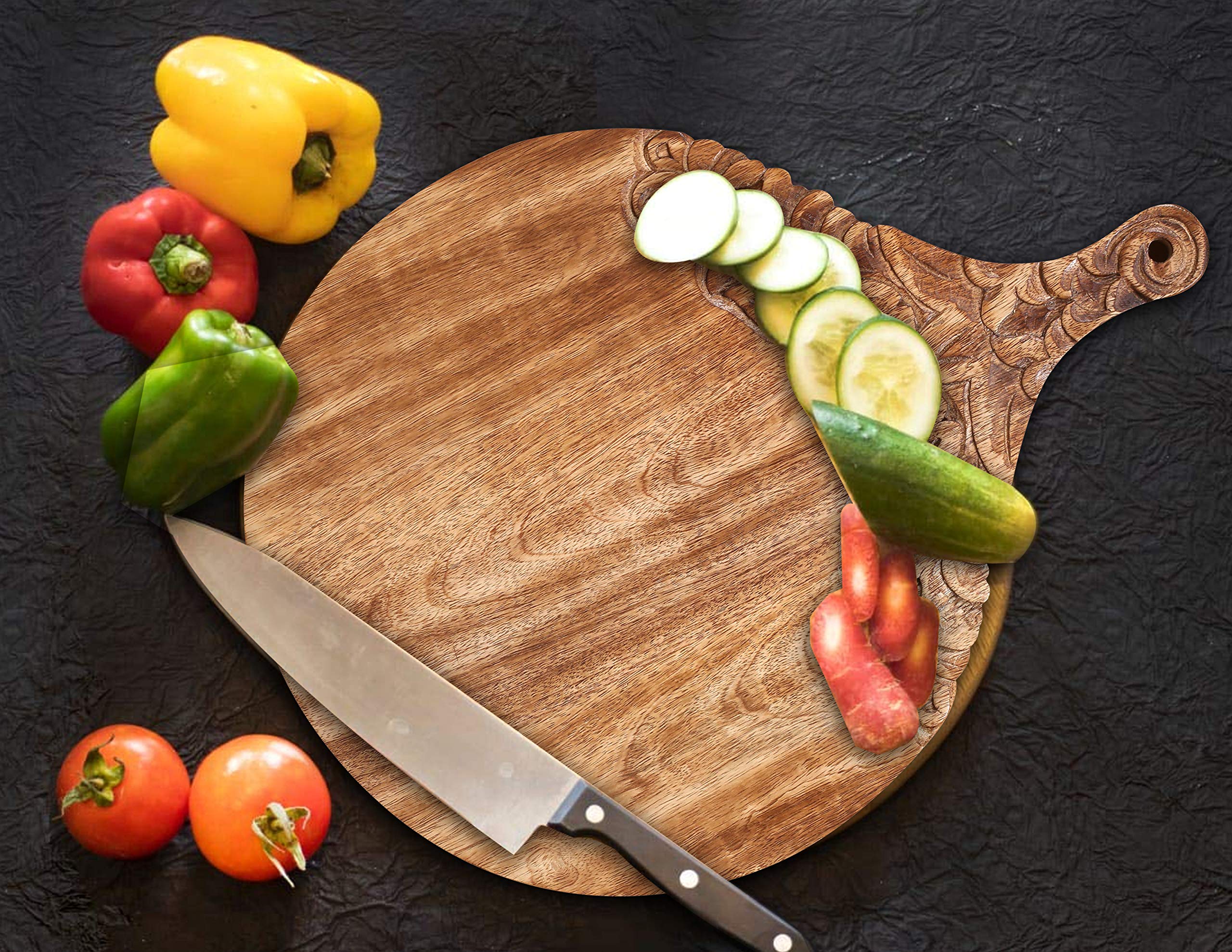Bandeja decorativa de madera blanca Winlay Versainsect para sala.