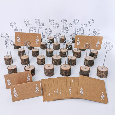 Winlyn tarjetas-kraft-detalle-hojas-laurel, elegantes etiquetas para alimentos o invitados.