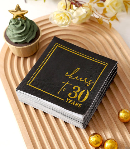 Servilletas absorbentes de 3 capas para fiestas, de Winoo Design.