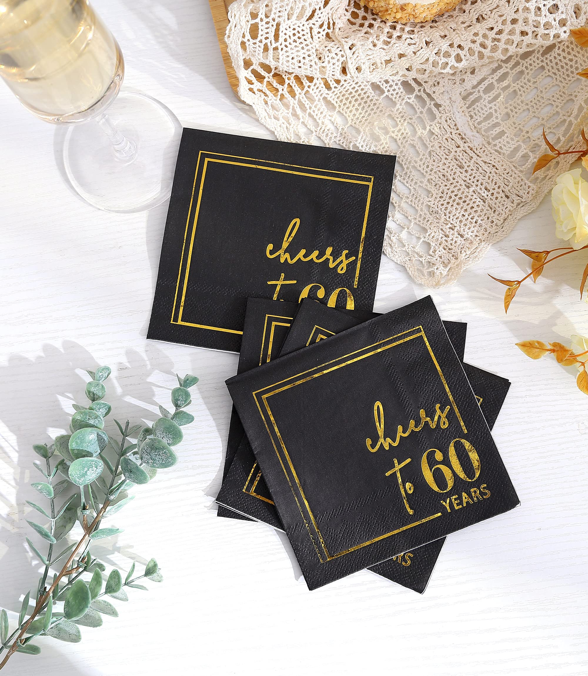 Servilletas de tres capas de Winoo Design, suaves y absorbentes para bebidas.