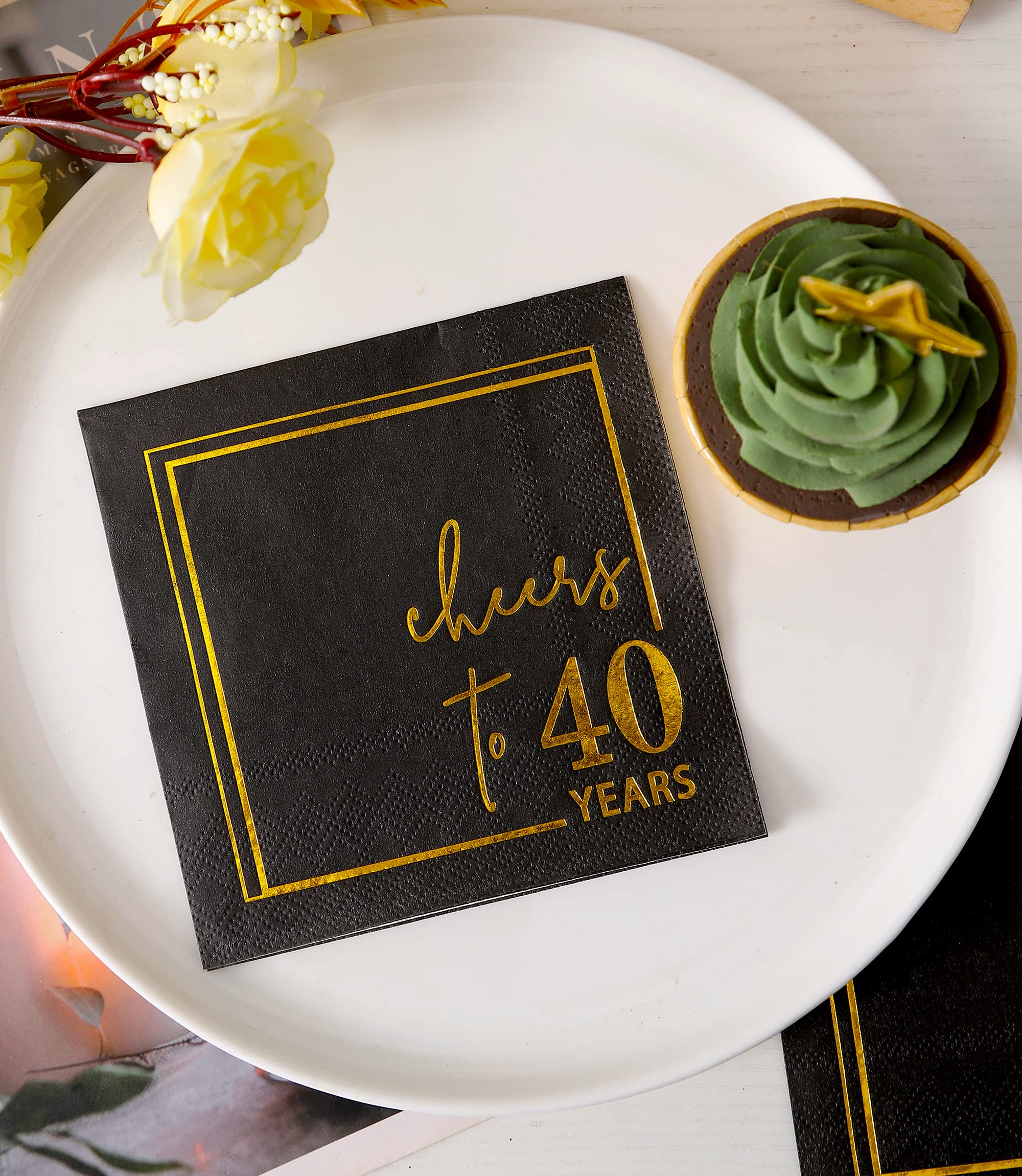 Winoo Design servilletas 5x5 plegadas, ideales para brindis y reuniones