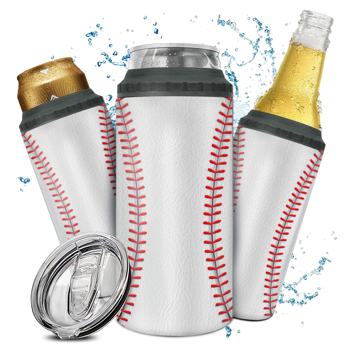 Winorax enfriador de latas 16oz frente, mantiene bebidas frías con estilo