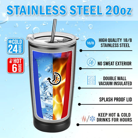 Winorax vaso térmico para uso externo, ideal para camping y excursiones.