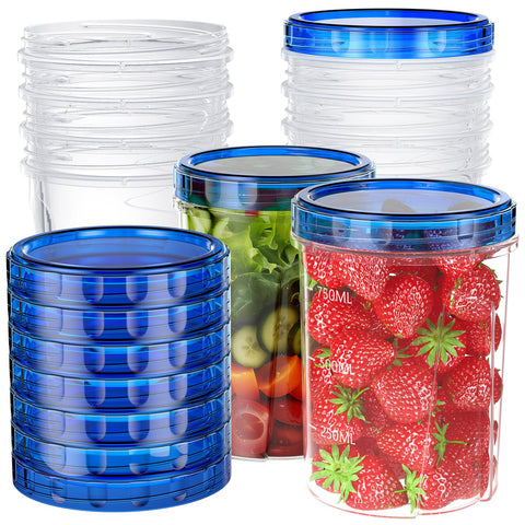 Winproper contenedores 32 oz con tapas giro para porciones listas para llevar