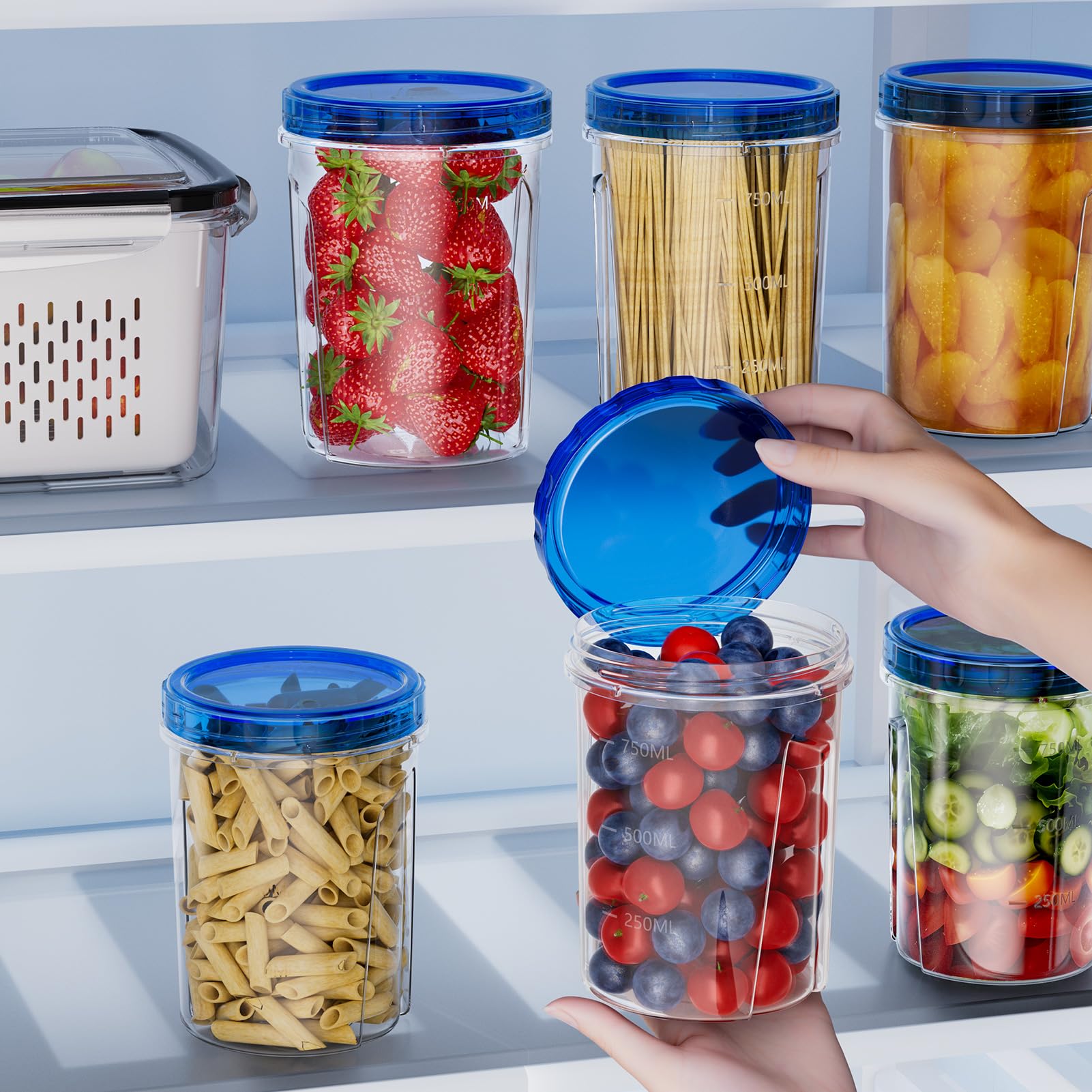 Contenedores Winproper para sopas y almuerzos, ideales para llevar al trabajo.