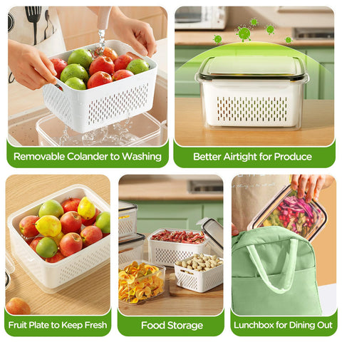 Winproper organizador de fruta y verdura para acceso fácil.