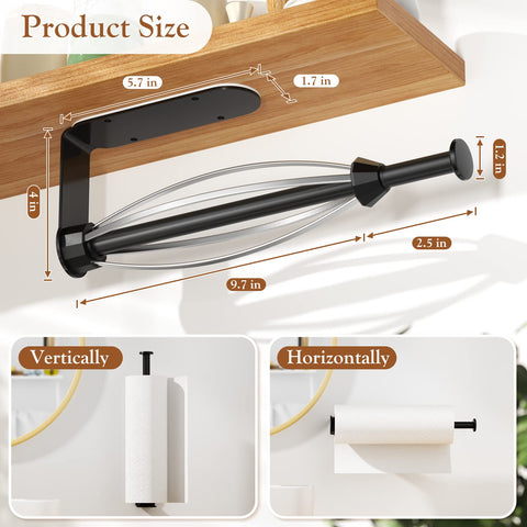 Winproper porta-papel-bajo-armario-acero-304 es resistente a humedad y corrosión.