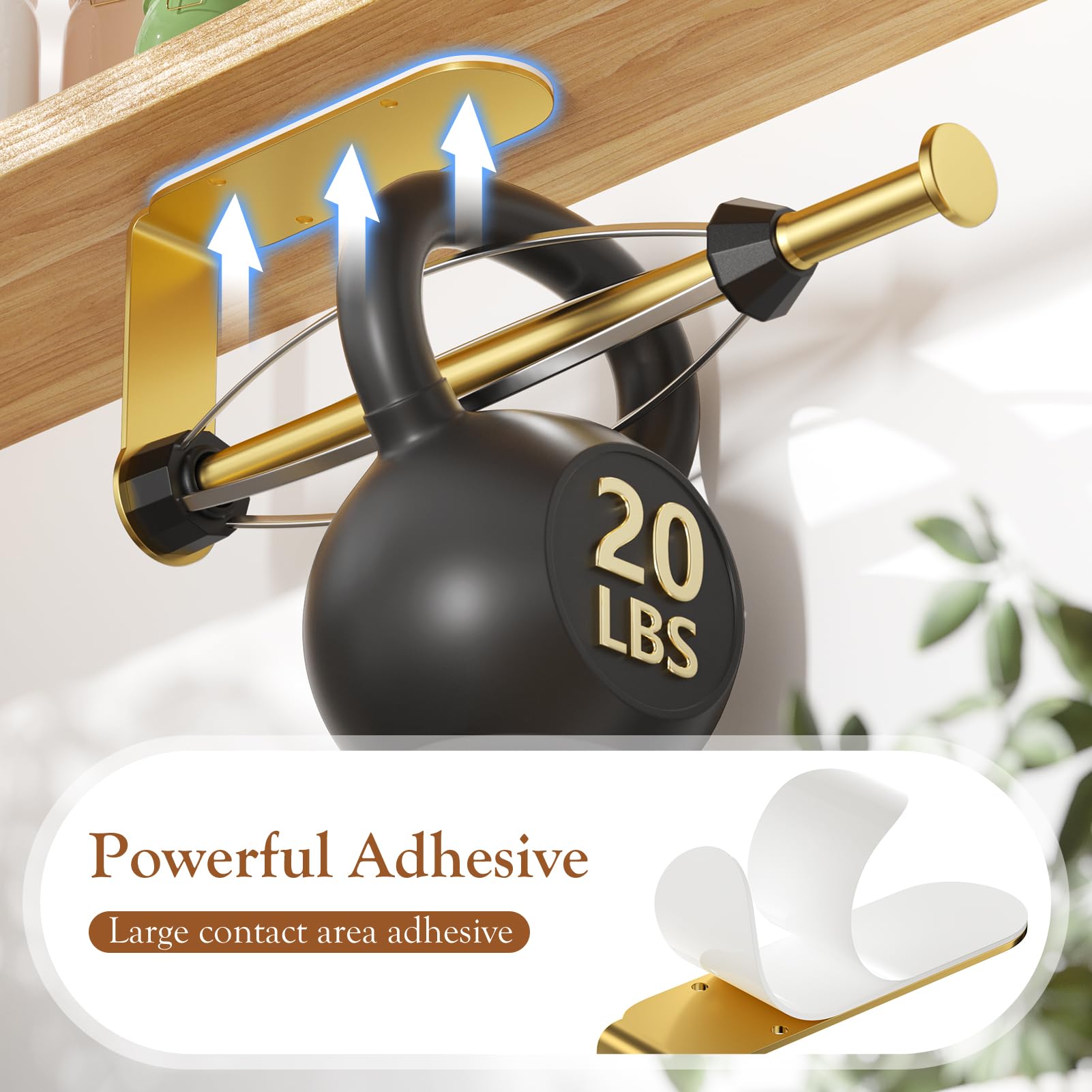 Winproper uso en baño, portarrollos oro con acabado resistente