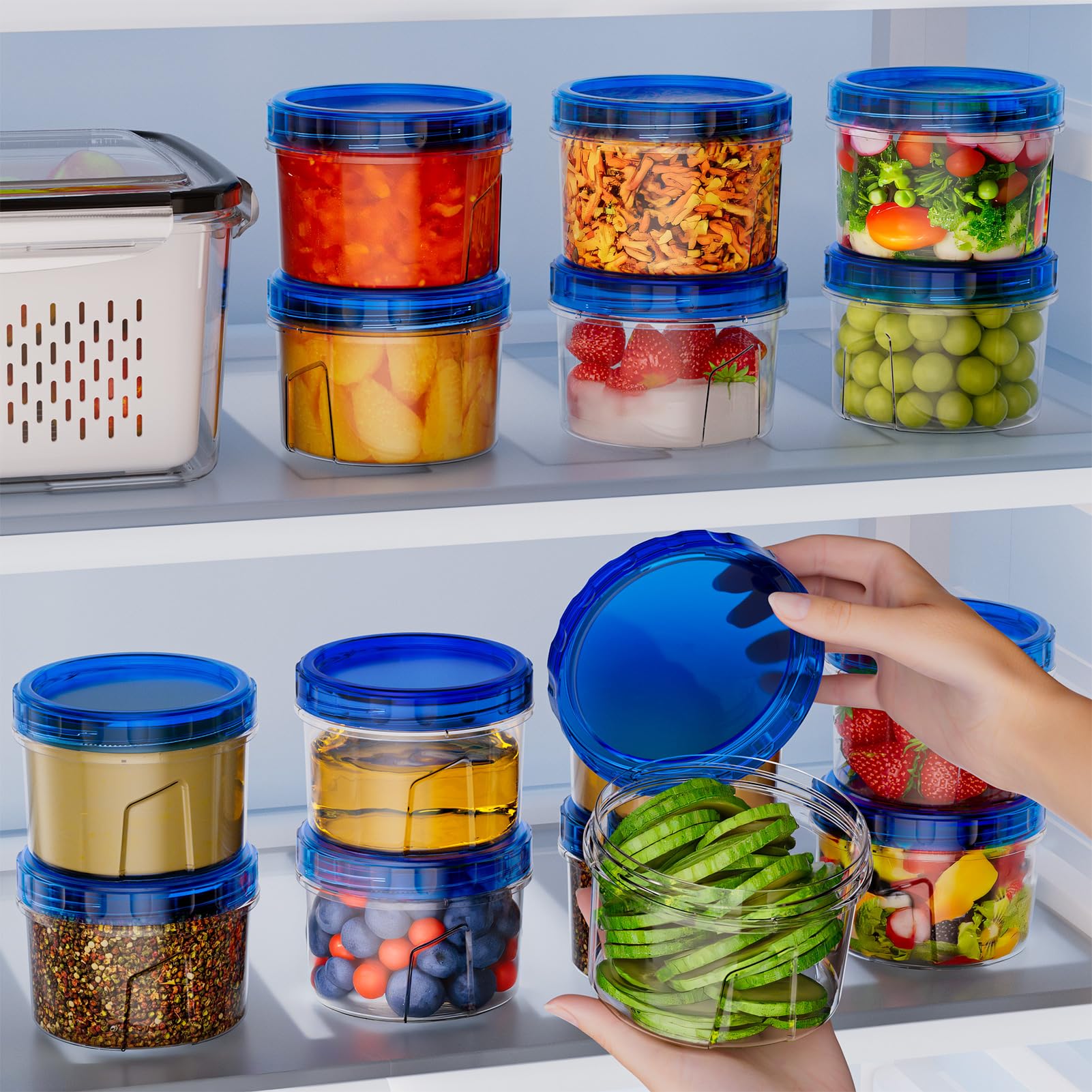 Winproper contenedores aptos para refrigerador y congelador