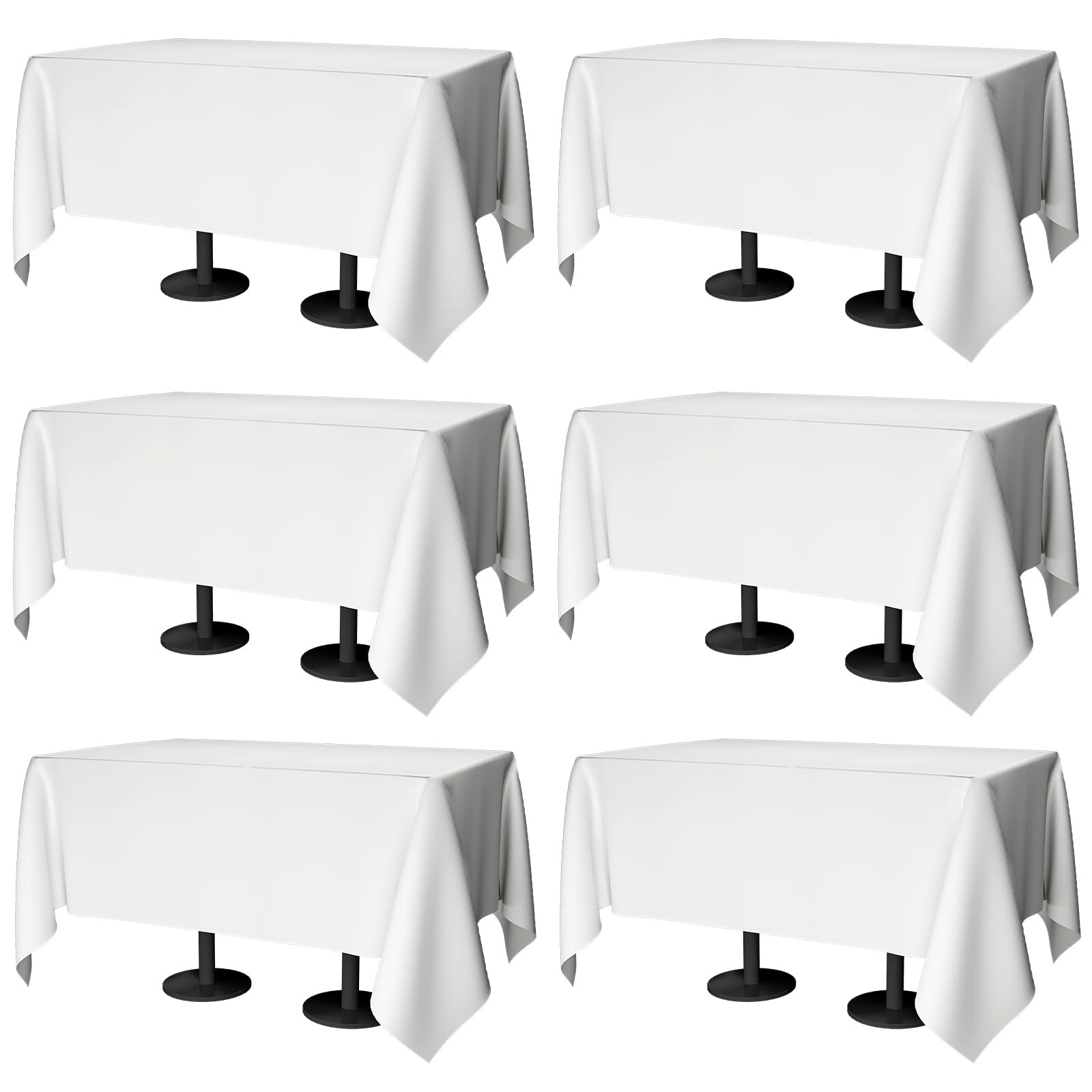 Mantel rectangular Winwingo 70x120, lavado a máquina para cenas elegantes.