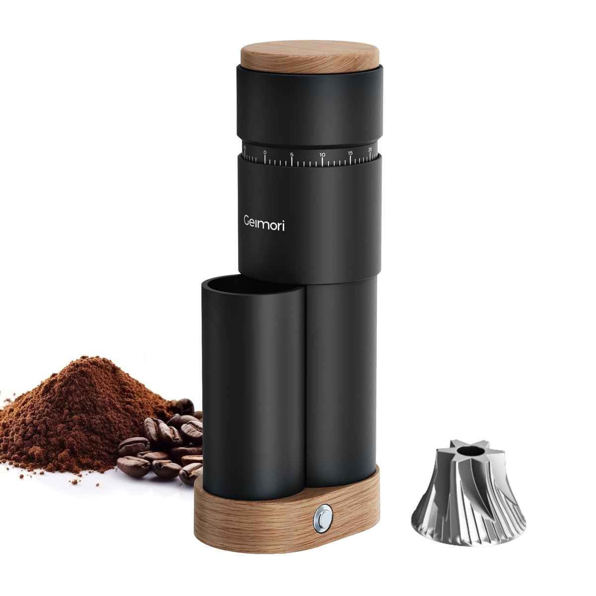 Wirsh Geimori T38 Plus: molino de café portátil para uso diario en casa.