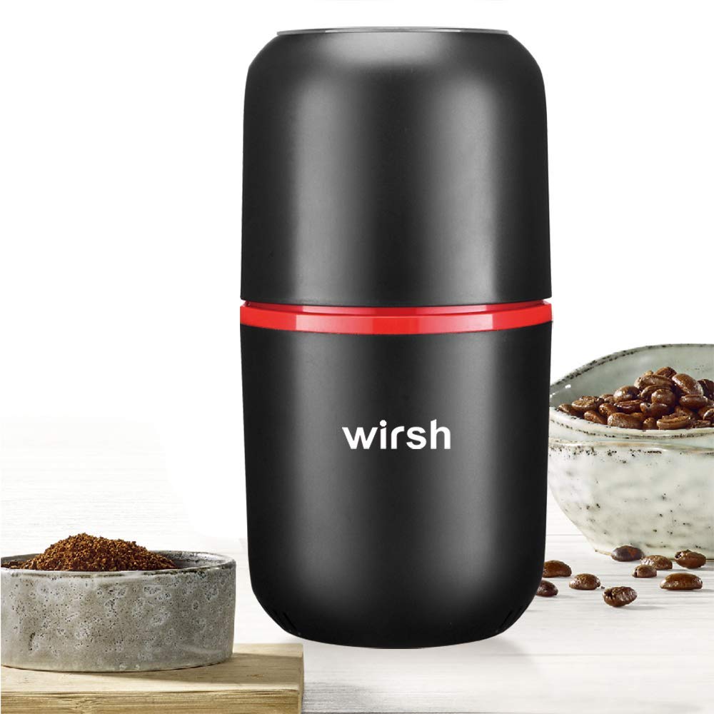 Capacidad de 120 g y molienda para hasta 15 tazas con Wirsh