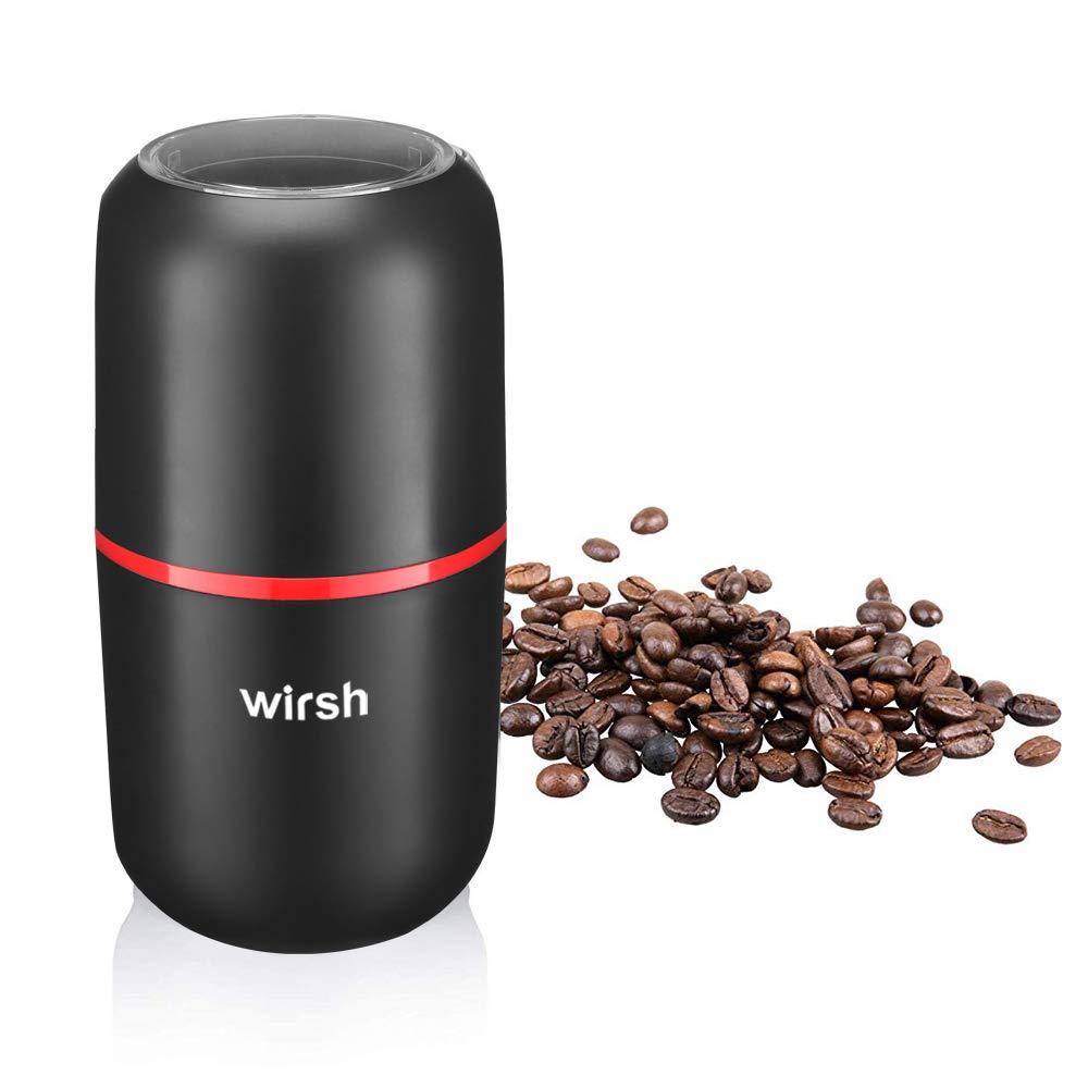 Wirsh molino de café con capacidad de 120 g para varias tazas