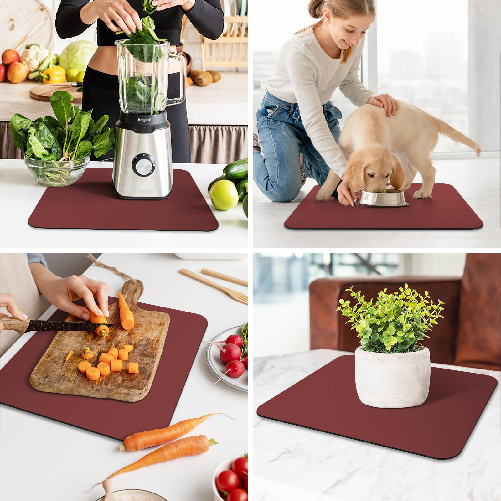 WISELIFE tapete disponible en varios colores, combina con cualquier cocina.