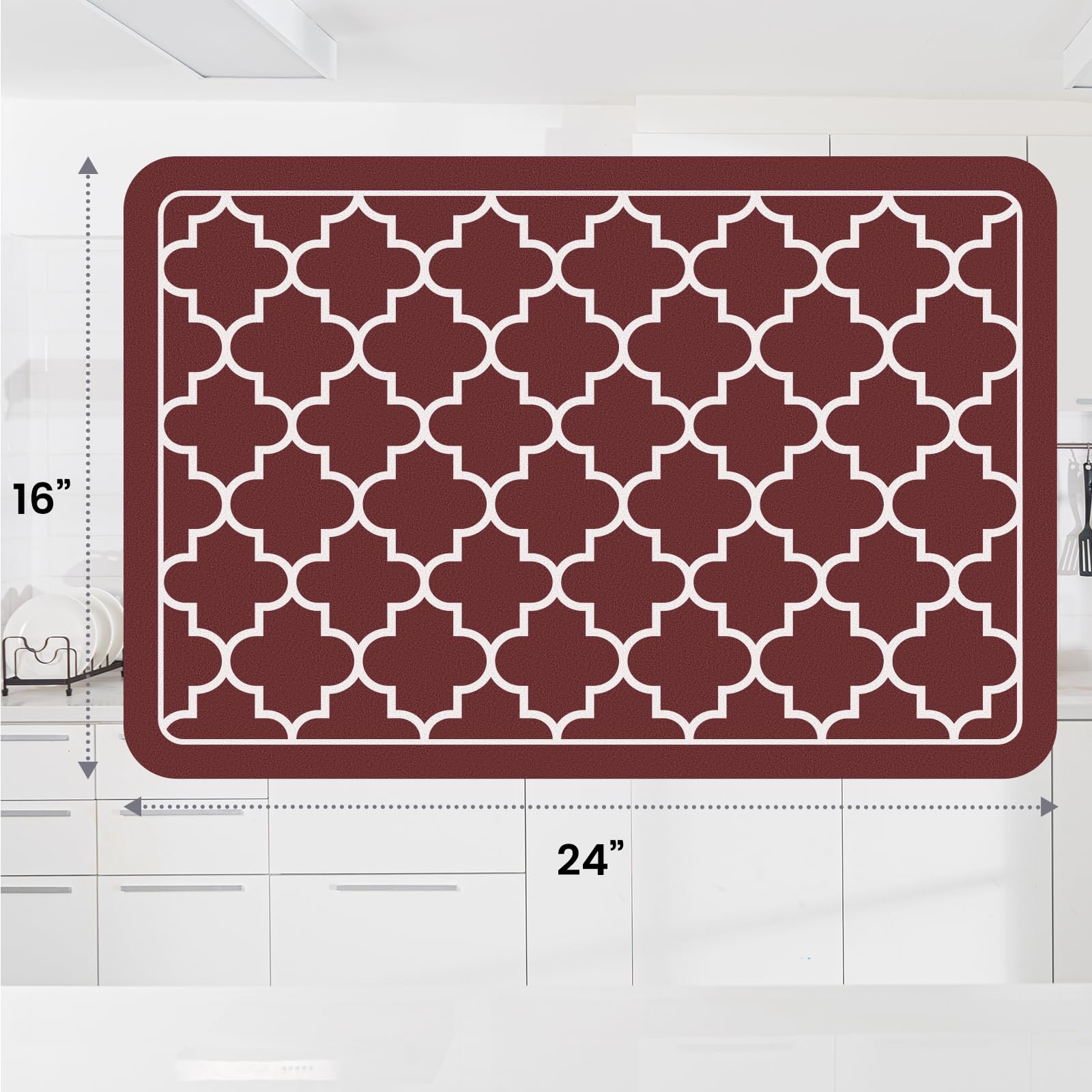 WiseLife: alfombrilla grande para secar platos y utensilios.