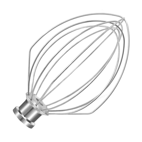 Wiselet K5A batidor para KitchenAid 5 cuartos en acero inoxidable, excelente para repostería limpia