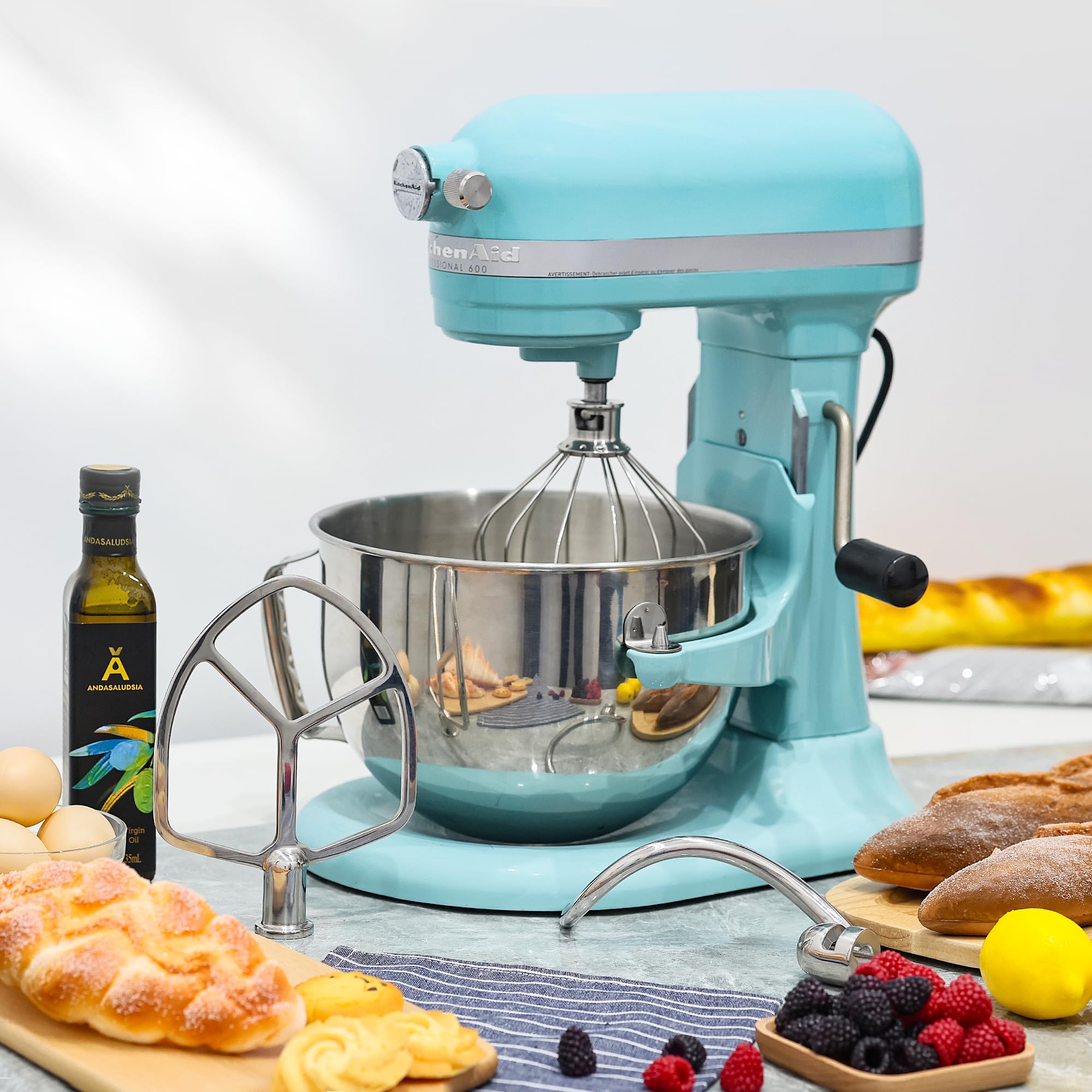Gancho para masa Wiselet para KitchenAid, ideal para masas densas
