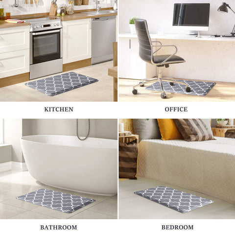 Wiselife alfombra cocina ergonómica gris para uso prolongado en la cocina