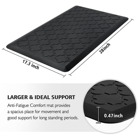 WISELIFE Alfombra cocina espesor grueso proporciona soporte ergonómico al estar de pie