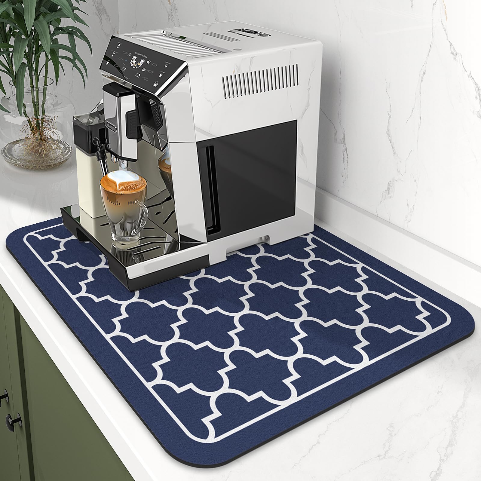 Wiselife: alfombra secado platos con absorción rápida para utensilios y superficies.