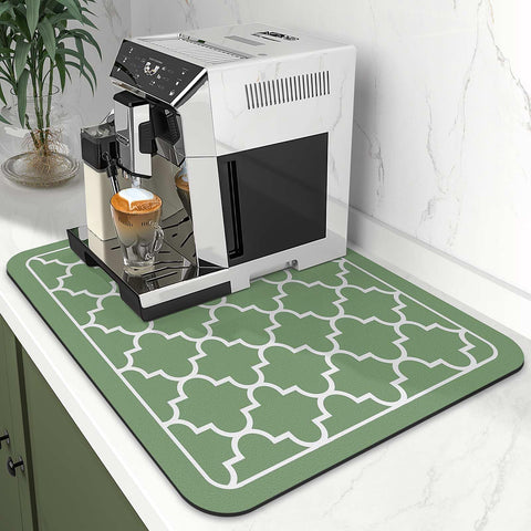 Almohadilla WISELIFE 15x18 verde para secado eficiente en la cocina.