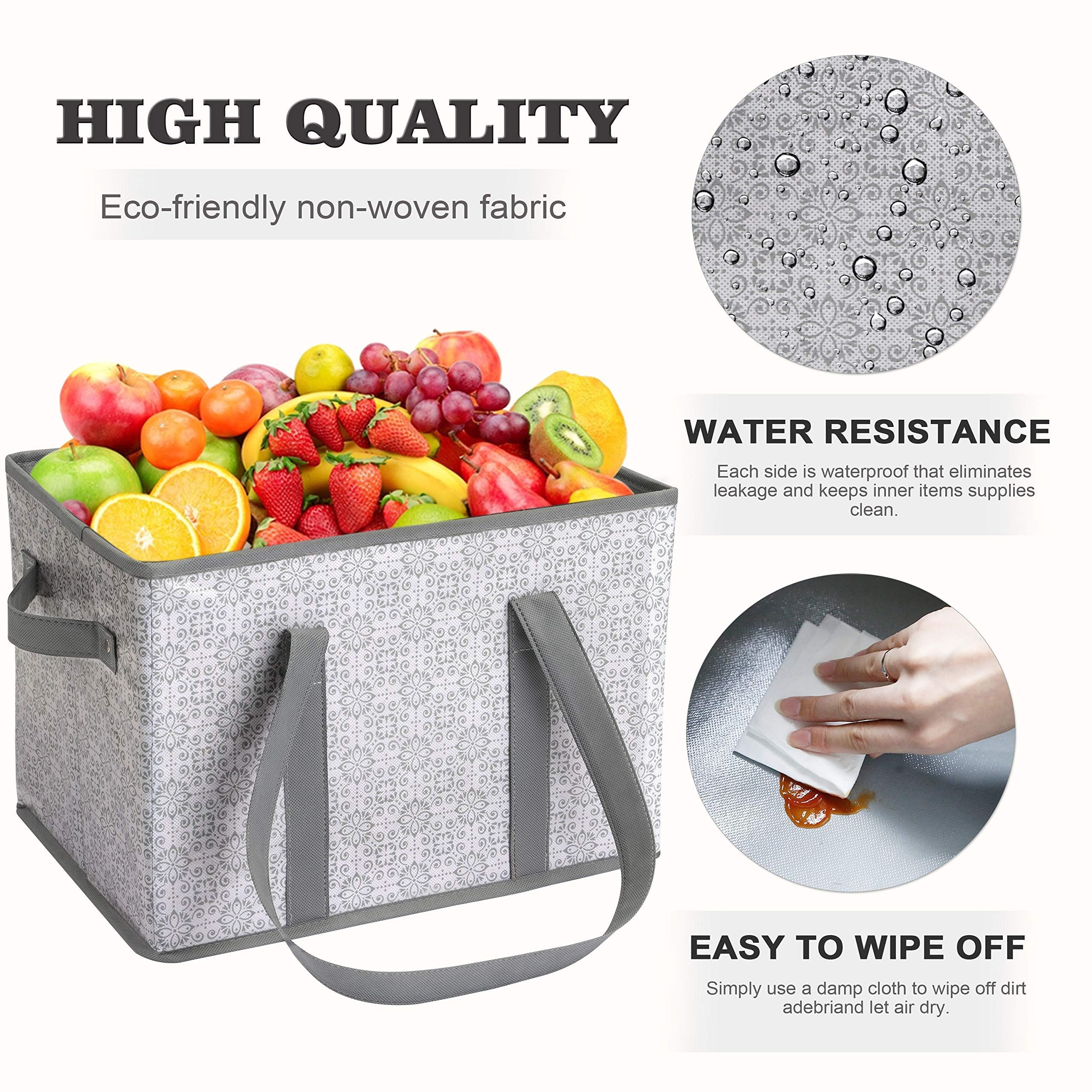 Bolsas WISELIFE con base de cartón rígido para coche estable