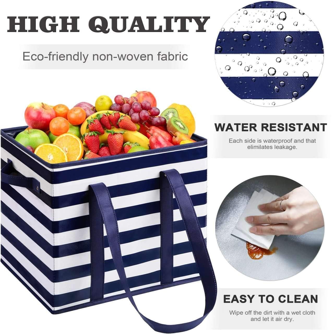 WISELIFE: bolsa plegable ideal para picnics y transporte cómodo.