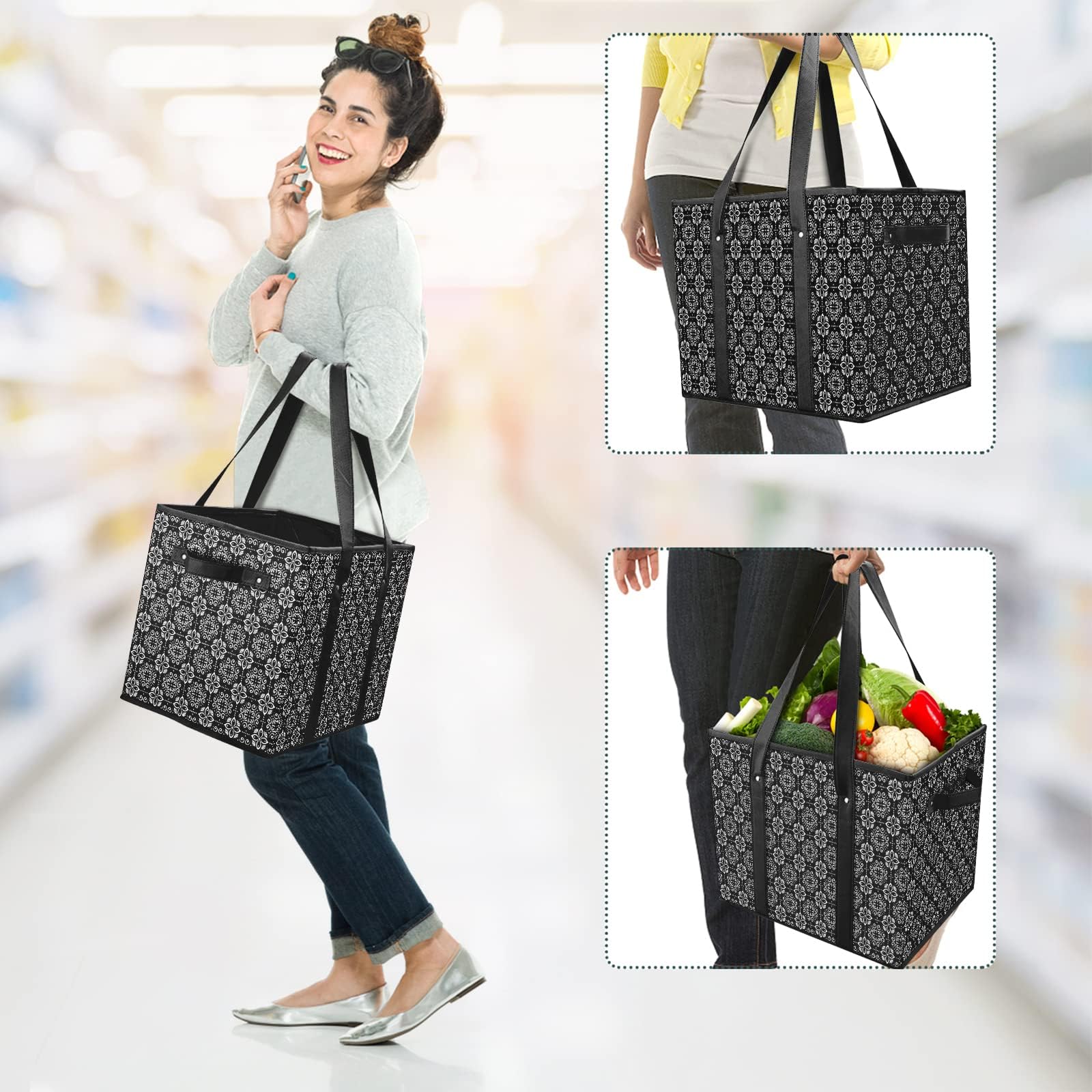 Versatilidad para compras, picnic, ropa o calzado en un solo juego
