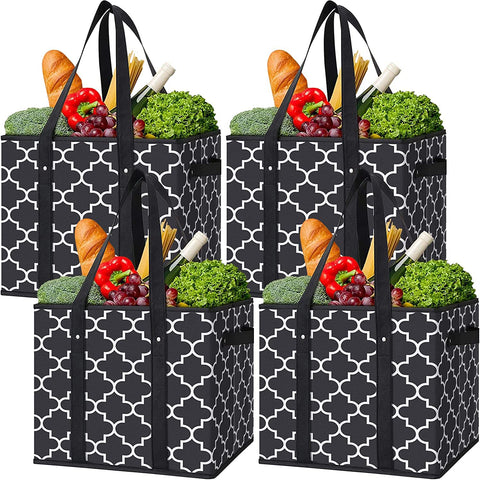 WISELIFE bolsas reutilizables plegables para compras, fáciles de transportar y ordenar.