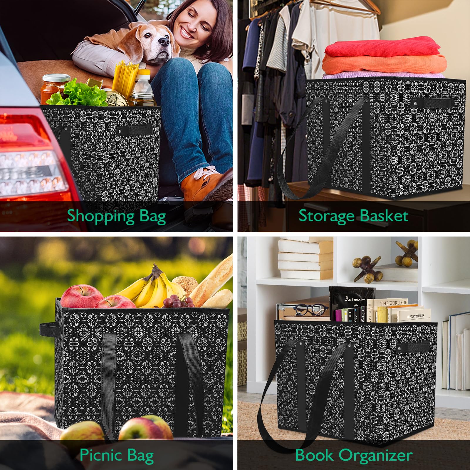 Bolsas WISELIFE para uso diario en coche o fuera de casa.