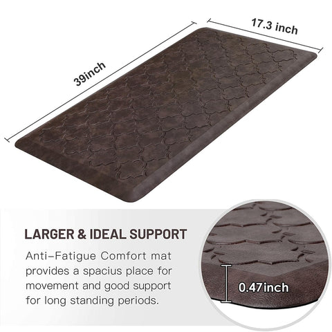 WiseLife alfombra antifatiga gruesa para áreas de alto tráfico.