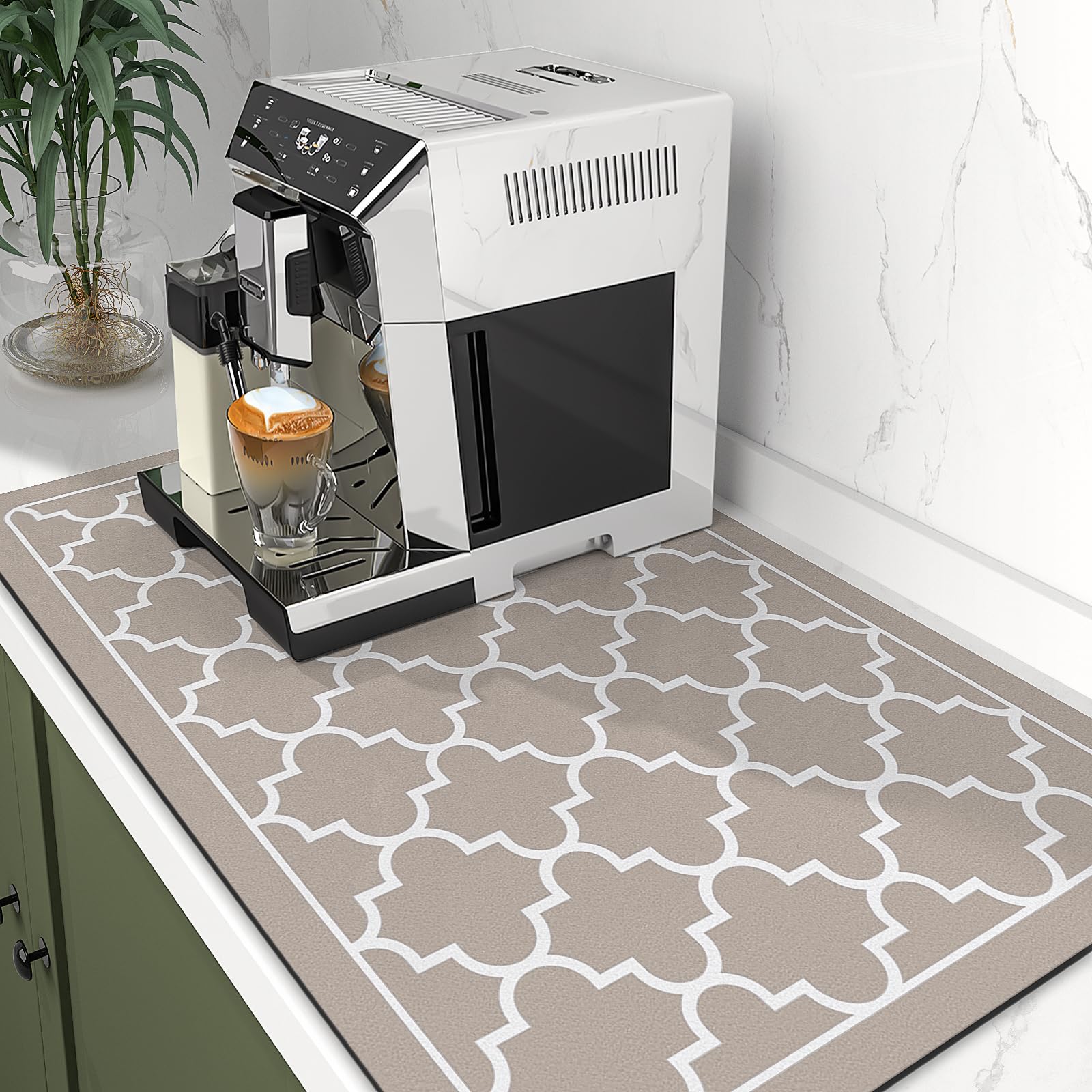 WISELIFE color caqui complementa cocinas modernas con funcionalidad.