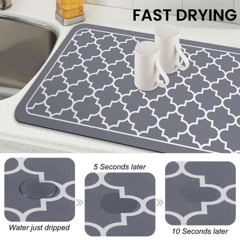 Wiselife alfombra se enrolla para almacenar, perfecto para cocinas pequeñas.