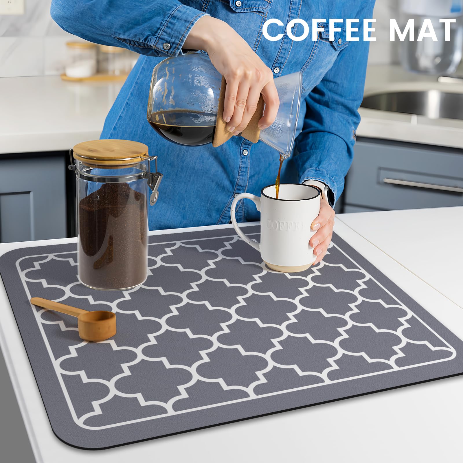 Disponible en cinco colores para combinar con cocinas.