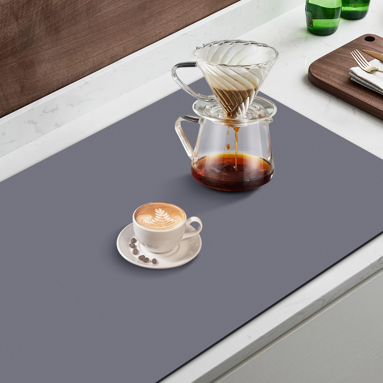 WISELIFE mat de uso múltiple, recortable para servir como base de platos o bandeja.