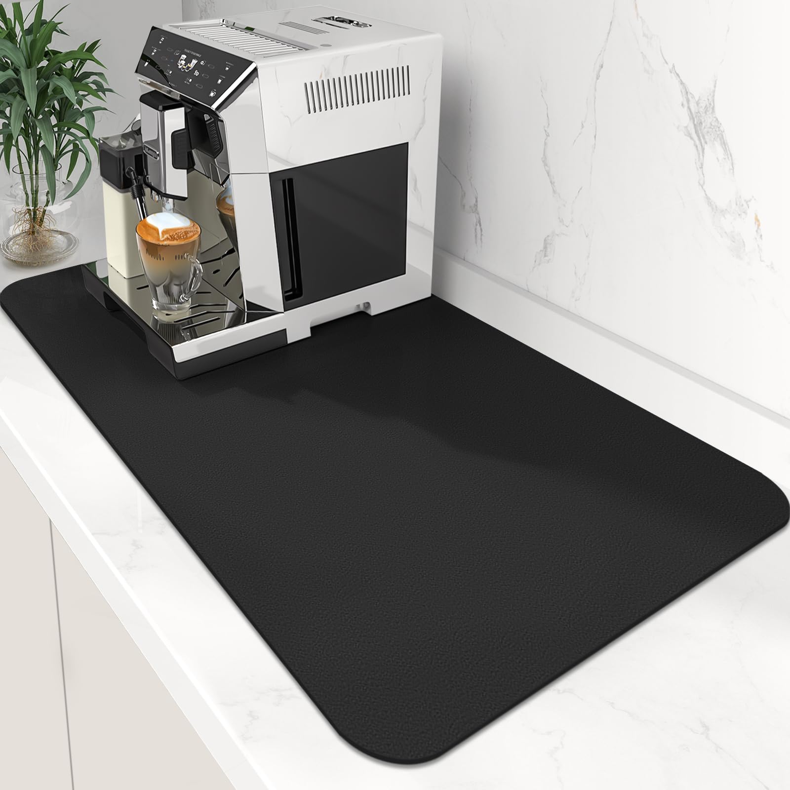 WISELIFE tapete cafe absorbente para encimera, mantiene superficie seca