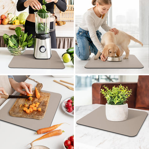 WISELIFE tapete secado enrollable para almacenamiento compacto