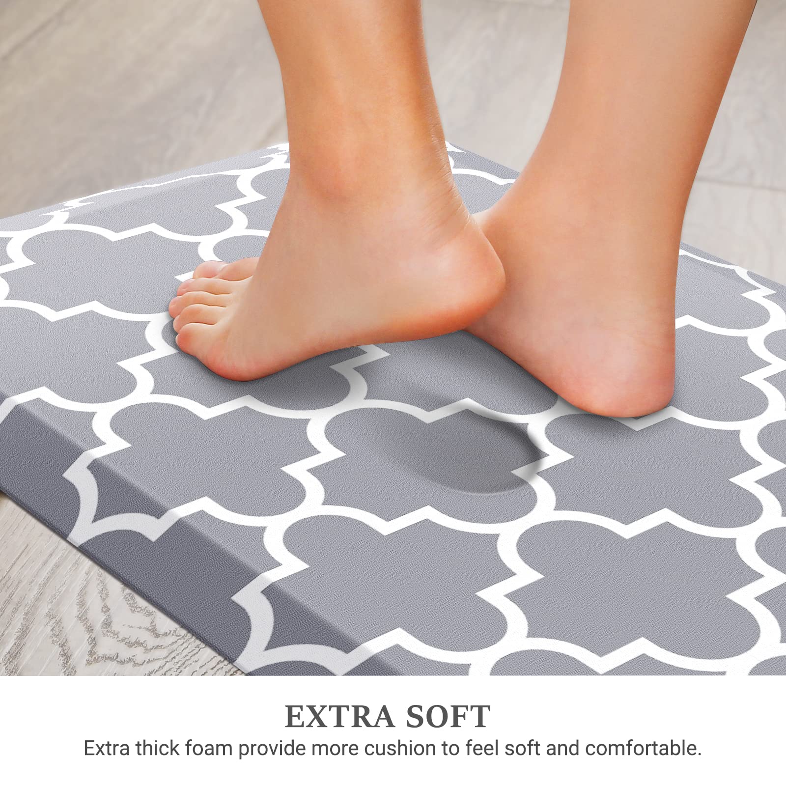 WISELIFE alfombra impermeable cocina: fácil limpieza ante derrames