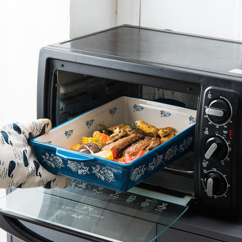 Bandeja Wisenvoy apta para horno, ideal para gratinados y recetas grandes.