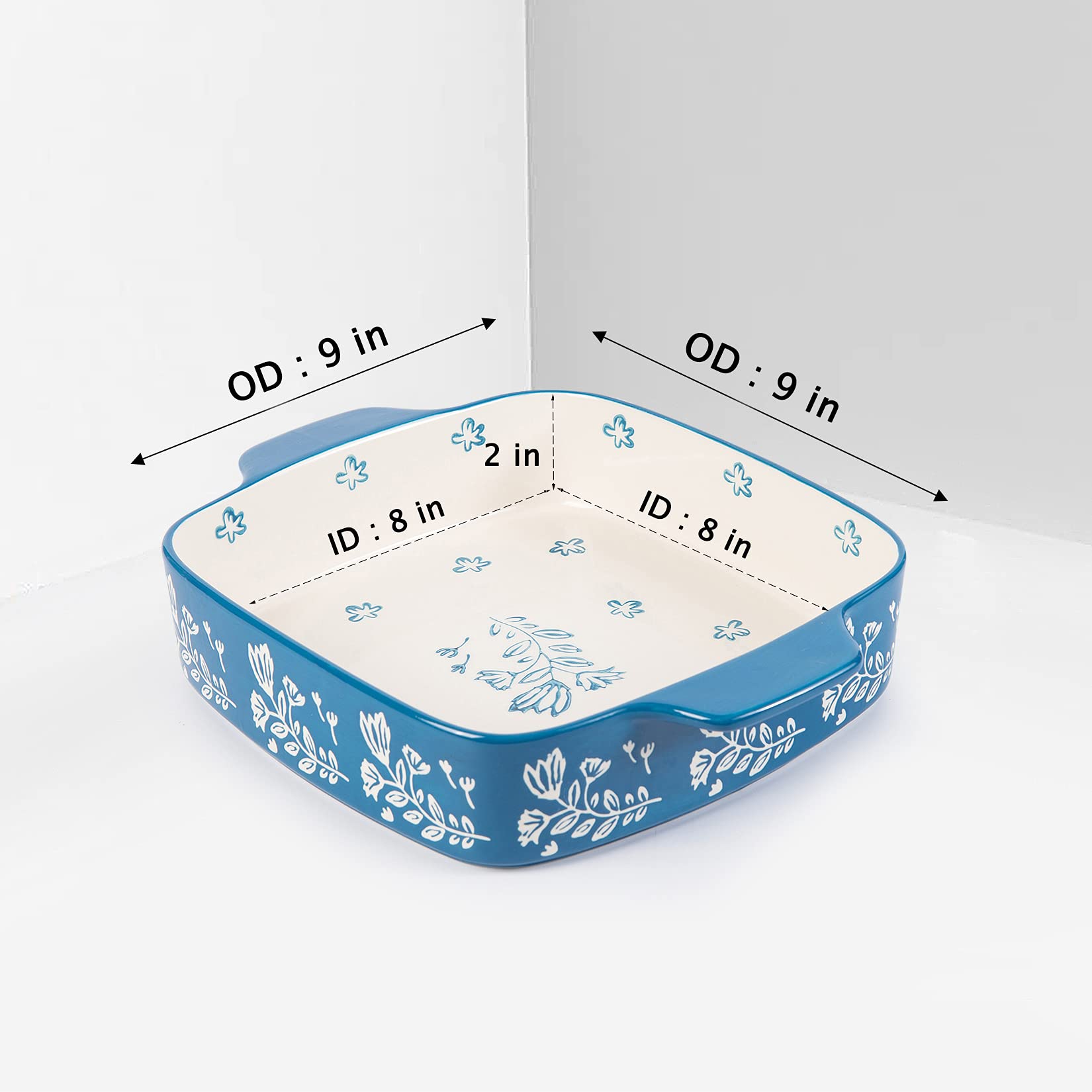 Bandeja Wisenvoy 9x9 uso multifuncional apta para horno y congelador.