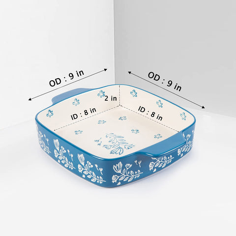 Bandeja Wisenvoy 9x9 uso multifuncional apta para horno y congelador.