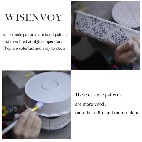 Bandeja Wisenvoy para postres 8x8, perfecta para brownies y porciones.