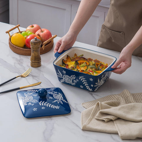 Cazuela Wisenvoy para microondas y horno, gran versatilidad