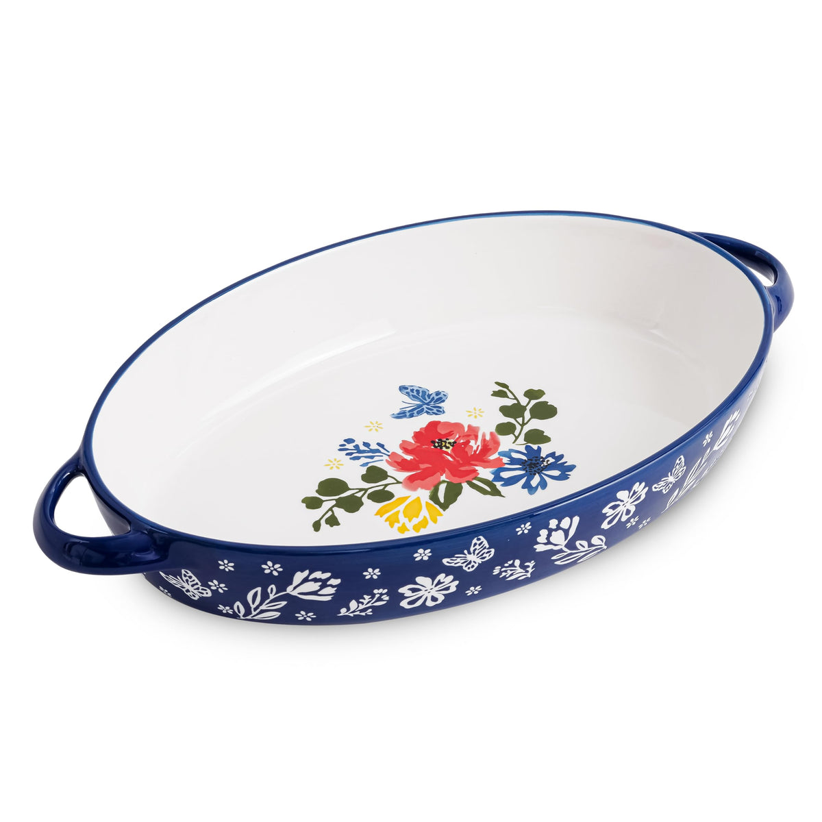 Wisenvoy fuente horno ceramica oval: horneado uniforme y seguro.