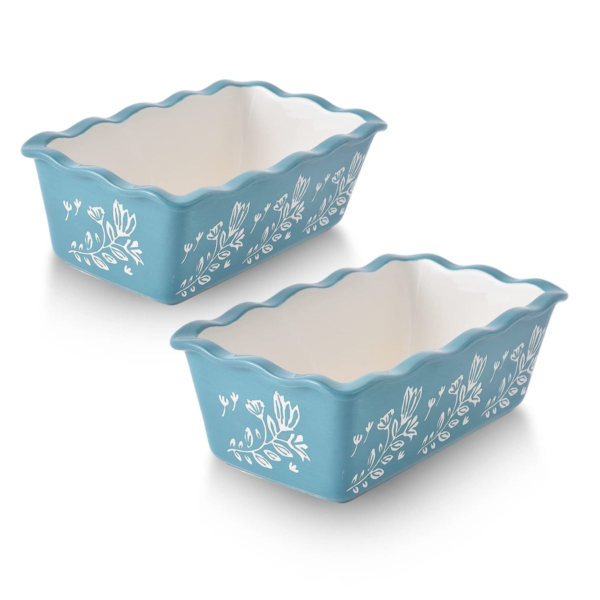 Wisenvoy molde pan hogaza cerámica: tamaño ideal para pan casero y bollos.