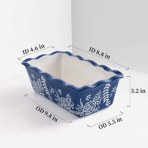 Wisenvoy pan de molde cerámico uso en microondas y horno