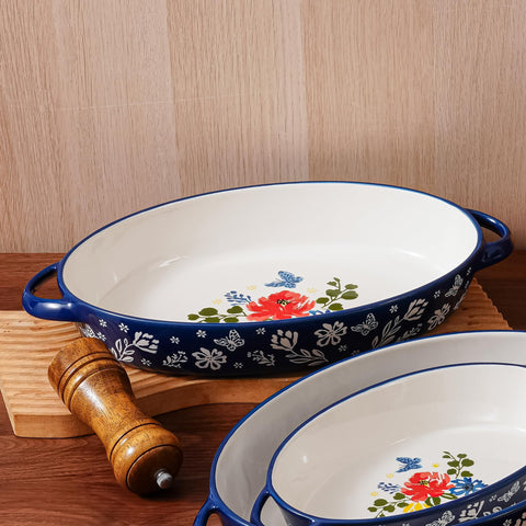 Wisenvoy plato servir ceramica oval: presentación atractiva en la mesa.