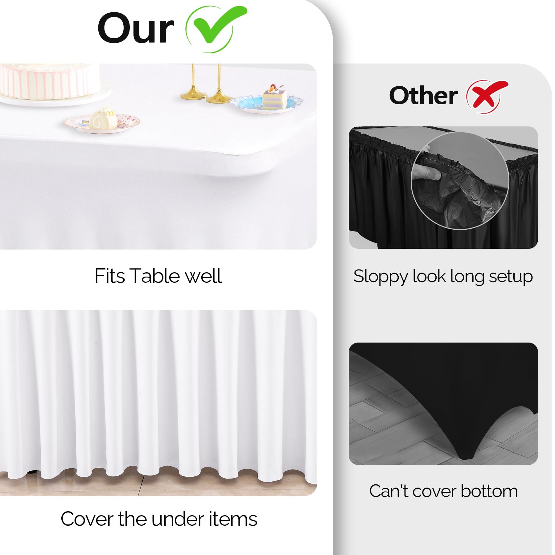 Mantel elástico Wish Care: protege la mesa y mejora la decoración.